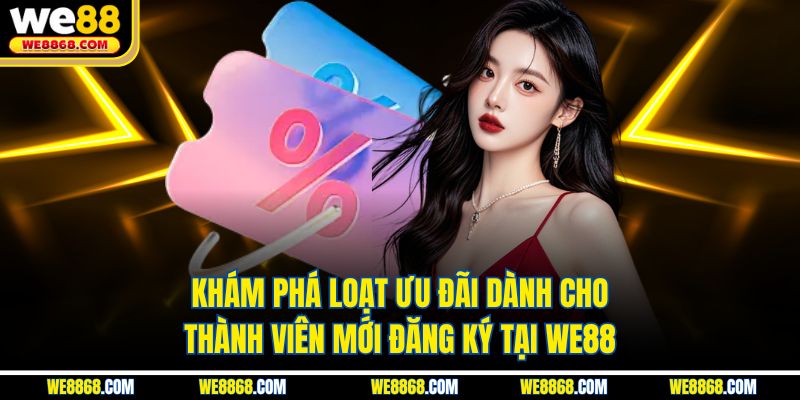 Khám phá loạt ưu đãi dành cho thành viên mới đăng ký tại WE88