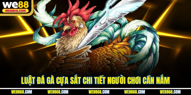 Luật đá gà cựa sắt chi tiết người chơi cần nắm